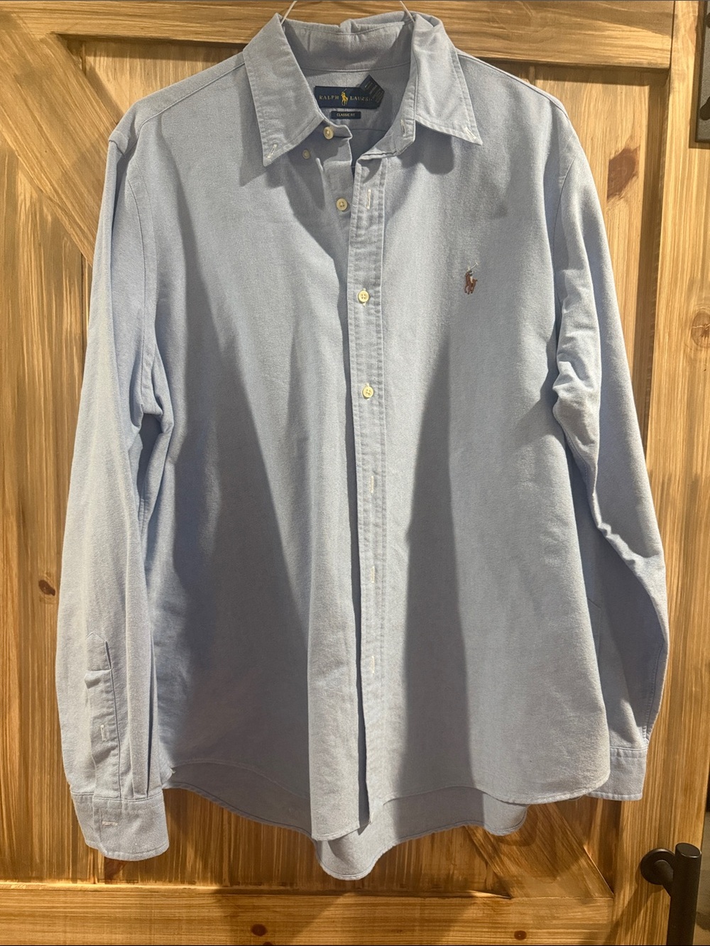 Ralph Lauren Light Blue Long-Sleeve Button-Down Shirt